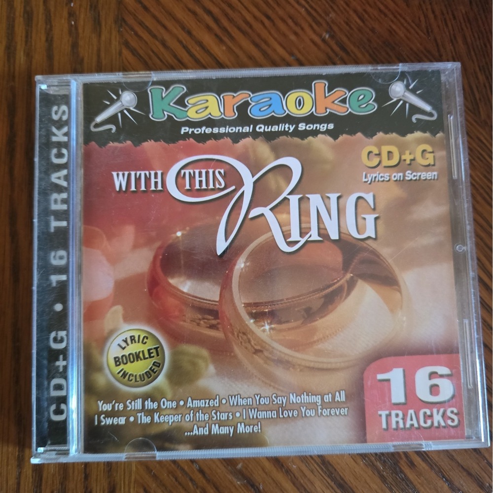 Karaoke Bay – With This Ring CD+G 2003 Love Songs Pop Sterling